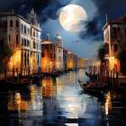 Serene Canal Art Print
