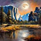 Serene Moonlight Art Print