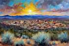 Southwest Sunset Art Print