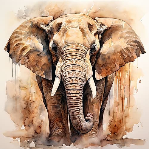 The Elephant Art Print