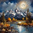 The Majestic Mountain Art Print