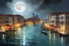 The Night Glow Coastal Print