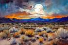 The Painted Dusk Art Print