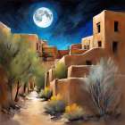 The Path Of The Moon Art Print