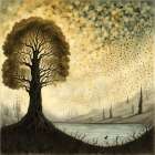 Tree In The Sky Art Print