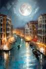 Venice Serenade Art Print