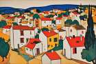 Village Of Houses Art Print
