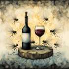 Vino Vermin Art Print