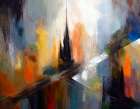 Abstract City Dreams Art Print
