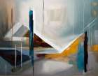 Abstract Urban Dreamscape Art Print