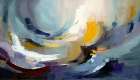 Abstract Waves Art Print