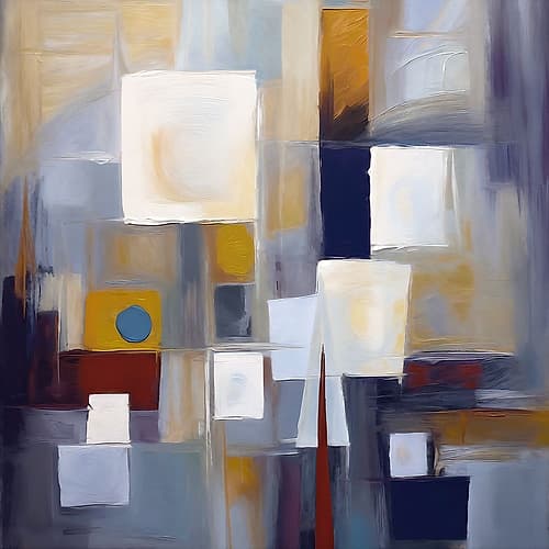 Artistic Puzzle Pieces Art Print