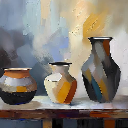 Artistic Vases Art Deco Print
