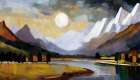 Awe Inspiring Peaks Art Print