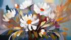Blossoming Garden Art Print