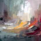 Blustering Waves Art Print