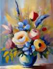 Bouquet Of Fresh Flowers Art Print