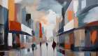 Cityscape Illusions Art Print