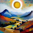 Golden Sunrise I Art Print