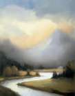 Moving River Art Print