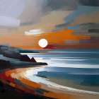 Oceans Embrace Art Print