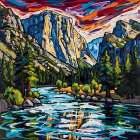 Canyon Light Art Print