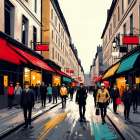 City On the Move Art Print