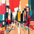Crimson Passage Art Print