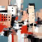 Downtown Reflections Art Print