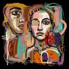 Emotional Interplay Art Print