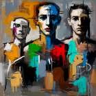 Expressive Personas Art Print