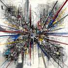 Fractured Axis Art Print