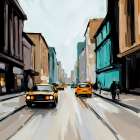Main Street II Art Print