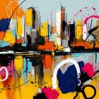 Metro Celebration I Art Print