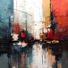 Metro Reflections Art Print
