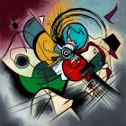 Painted Sound Art Print