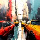 Rush Hour Reflections Art Print