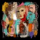 Scribbled Collective Art Print