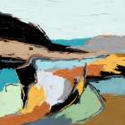 Shifting Layers Art Print
