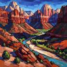Snake River Art Print