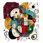 Sonata in Shapes Art Print