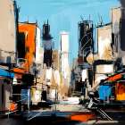 Steel and Sun I Art Print