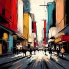 Streetlife Pulse Art Print