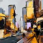 Streets of Gold I Art Print