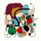 Structured Emotion Art Print