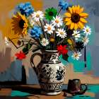 Summer in a Vase Art Print