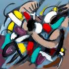 Tangled Spectrum Art Print