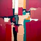 The Red Divide Art Print