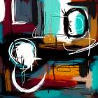 Turquoise Horizon Art Print