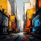Urban Divide I Art Print